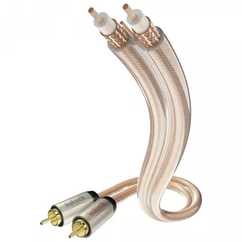 IN-AKUSTIK Star cavo audio RCA maschio su RCA maschio 1,5 m nero