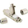 Schwaiger connettore per cavo di rete Keystone CAT 6A schermato modulo RJ45 senza attrezzi