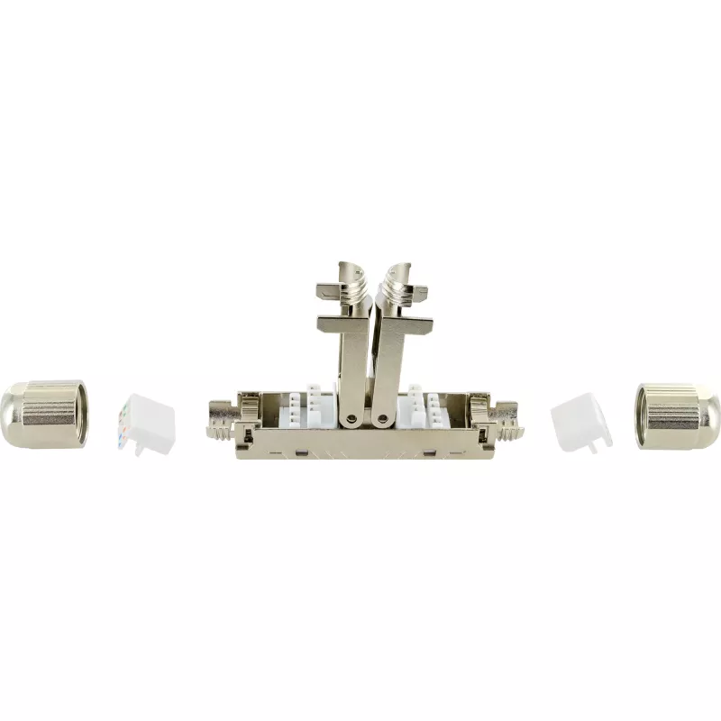 Schwaiger connettore per cavo di rete Keystone CAT 6A schermato modulo RJ45 senza attrezzi