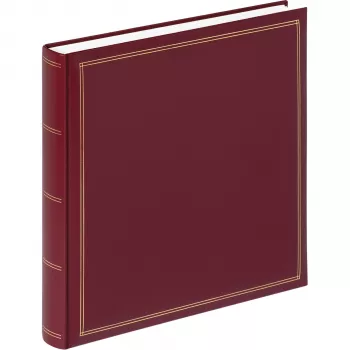 Walther Monza rosso 34x33 60 pagine album fotografico con rilegatura a libro FA260R
