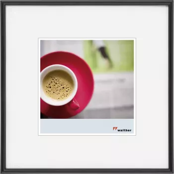 Walther Design KB440H cornice singola 40x40 cm nero