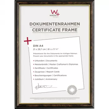 WALTHER Smell DIN A4 raccoglitore in plastica noce JD130N