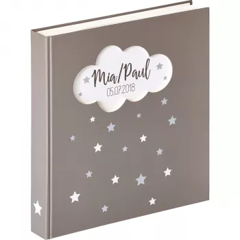 Walther Design Baby Magical album fotografico marrone/bianco 50 pagine 28x31 cm UK-205