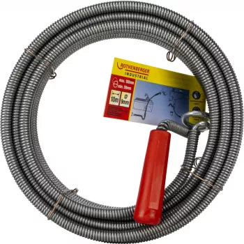 Rothenberger Industrial 072986E spirale per pulizia tubi 10 m, Ø 26 mm