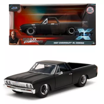 Jada Fast & Furious 1967 Chevrolet El Camino 1:24 modellino auto die-cast (argento)