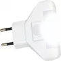 REV luce notturna LED 1W bianco freddo lampada a spina con sensore crepuscolare