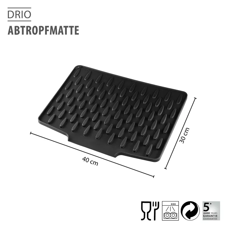 GEFU DRIO stuoia asciugante antracite