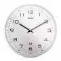 MEBUS 13080 orologio da parete radiocontrollato, bianco, 30 cm