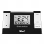 MEBUS 51059 sveglia digitale - nero/argento - display LCD - 12/24h - batteria - Micro-USB