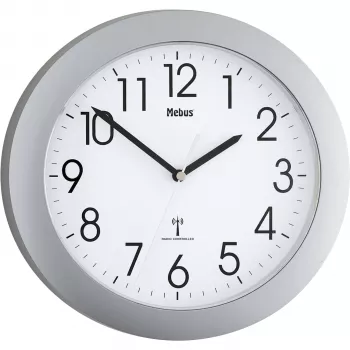 Mebus 52451 Orologio da parete radiocontrollato Bianco