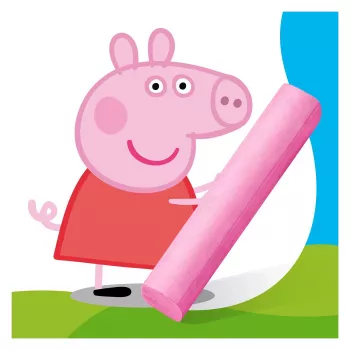 STAEDTLER Junior gessetti da strada Peppa Pig 6 pezzi confezione di cartone