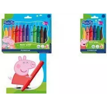 STAEDTLER Noris Junior pennarelli Peppa Pig confezione da 12