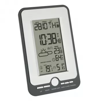 TFA MULTY Stazione meteo radiocontrollata nero/argento