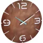 TFA Contour Orologio da parete radiocontrollato 35 cm ruggine/bianco