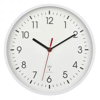 TFA Dostmann 60.3550.02 Orologio da parete radiocontrollato 24,5 cm x 4,2 cm bianco