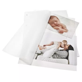 Goldbuch Cartoncino fotografico bianco DIN A4 con carta velina 20 fogli 83001
