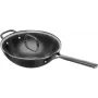 Wok ZWILLING Milano con coperchio in vetro 30 cm, nero