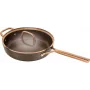 Padella saltapasta ZWILLING Milano con coperchio in vetro 28 cm, marrone