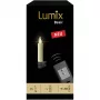 Set base Krinner Basic Mini da 10 ghirlanda avorio monocromatico LED a batteria IP44 decorazione natalizia
