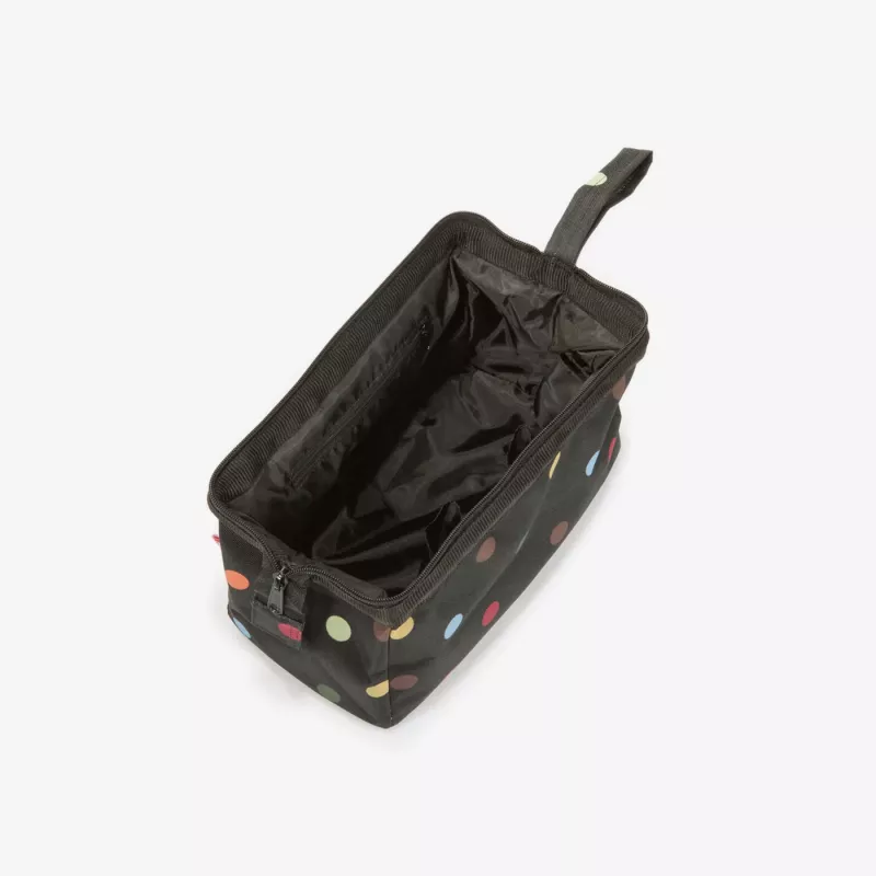 Borsa da toilette Reisenthel WC7009 Travel Cosmetic Dots - poliestere multicolore con zip, 3 tasche