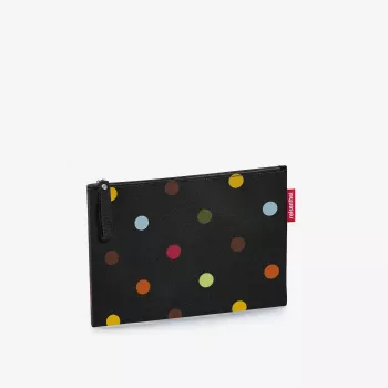 Pochette cosmetico Reisenthel Case 1 Dots nero multicolore poliestere 240 mm x 170 mm