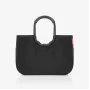 Borsa per la spesa Reisenthel Loopshopper L nero 25L manici in alluminio