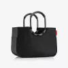 Borsa per la spesa Reisenthel Loopshopper L nero 25L manici in alluminio