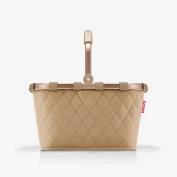 Borsa per la spesa Reisenthel Carrybag Frame Rhombus ginger, telaio in alluminio, 22 l (BK6046)