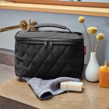 Pochette cosmetico Reisenthel Rhombus nero (ML7059)