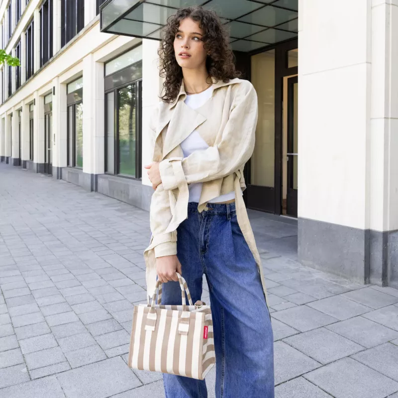 Reisenthel dailyshopper XS summerstripes coffee borsa per la spesa