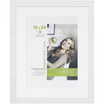Nielsen Apollon cornice in legno 24x30 cm, bianco 8988007