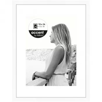 NIELSEN DESIGN Aura cornice 18x24 cm bianco legno incl. passepartout 1134001