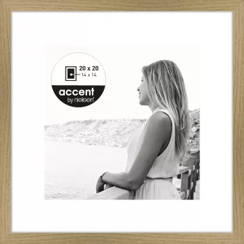 NIELSEN DESIGN Aura Oak 20x20 cornice in legno con passepartout 1115002