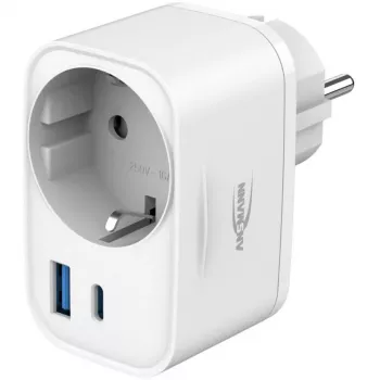 ANSMANN caricabatterie USB HS220 20W USB-C Power Delivery 3.0 bianco