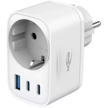 ANSMANN caricabatterie USB HS330 30W 2xUSB-C/USB/30W
