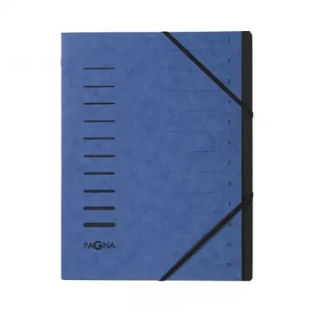 Pagna 40059-02 A4 blu verticale cartella con elastico 5 mm dorso 245x320 mm