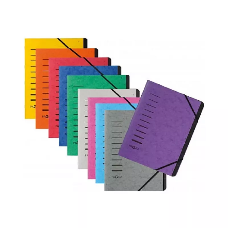 Pagna 40059-02 A4 blu verticale cartella con elastico 5 mm dorso 245x320 mm