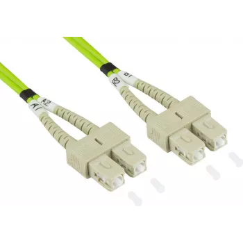 GoodConnections LW-802SC5 cavo patch in fibra ottica 2 m LSZH OM5 SC/SC Duplex verde