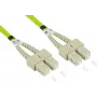 GoodConnections LW-802SC5 cavo patch in fibra ottica 2 m LSZH OM5 SC/SC Duplex verde
