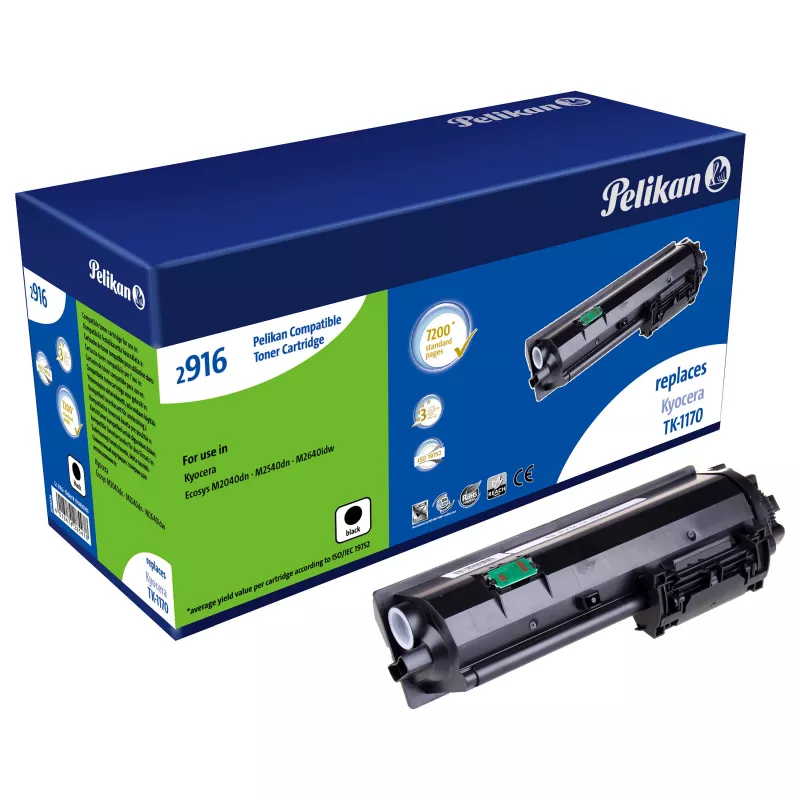 Pelikan Cartuccia toner compatibile nero 7200 pagine per Kyocera TK1170