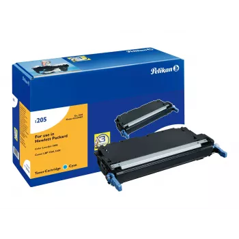 Cartuccia toner compatibile Pelikan per HP Q7581A - ciano, resa standard