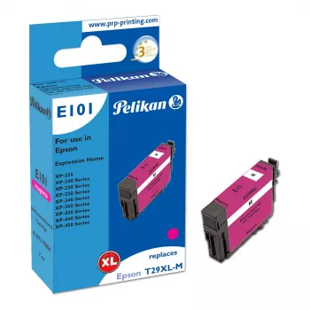 Cartuccia d'inchiostro compatibile Pelikan E101 magenta alta resa (XL) per Epson XP-450 XP-440 XP-430 XP-350 XP-340 XP-330 XP-250 XP-240 XP-235 - confezione da 1