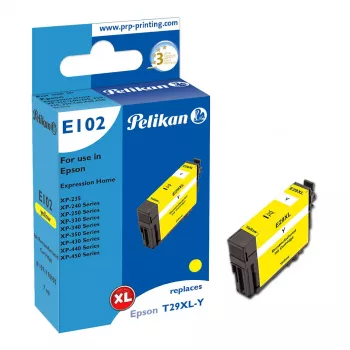 Cartuccia d'inchiostro compatibile Pelikan E102 giallo alta resa (XL) per Epson XP-450 XP-440 XP-430 XP-350 XP-340 XP-330 XP-250 XP-240 XP-235 1 pezzo