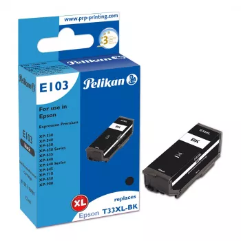 Cartuccia d'inchiostro compatibile Pelikan E103 nero alta resa per Epson XP-530 XP-540 XP-630 XP-635 XP-640 XP-645 XP-710 XP-830 XP-900