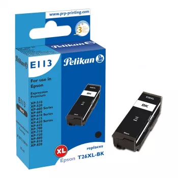 Pelikan E113 cartuccia d'inchiostro compatibile nero alta resa (XL) per Epson Expression Premium serie XP