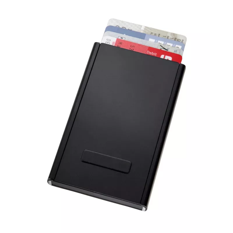 TROIKA SHERLOCK portacarte di credito nero (CCM45/BK)