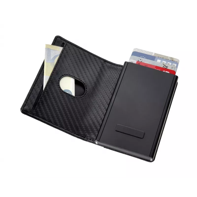 TROIKA portafoglio 2-in-1 SHERLOCK HOME CARBON (WAL45/CB)