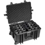 B&W Outdoor Case Type 6800 custodia rigida con sistema divisorio, nera
