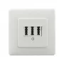 Rutenbeck TAE 3x6 NFN presa telefonica da incasso bianco puro
