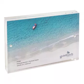 Goldbuch Pure cornice in vetro acrilico 15x20 cm trasparente rettangolare verticale